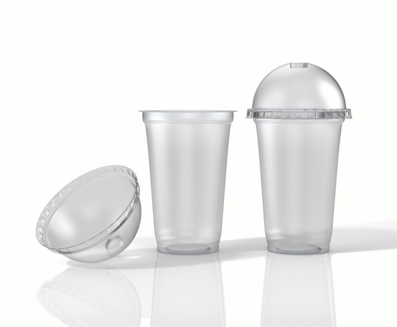 Disposable plastic cup