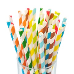 Biodegradable paper straw