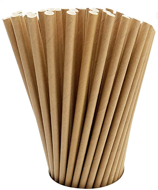 Biodegradable paper straw