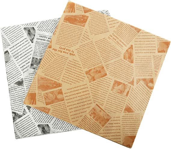 Greaproof paper wrpas & food paper wraps