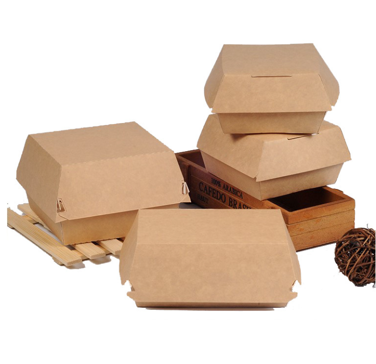 Burger clamshell food containers