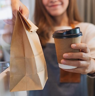 Take out paper bag