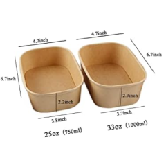 Lunch paper box & food container