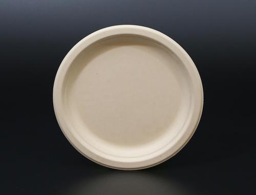 Bagasse pulp round plate