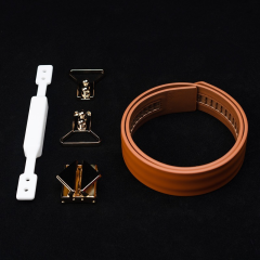 LOCKINK 原始野性皮鞭皮拍情趣套裝（棕色）