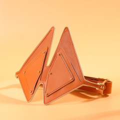 LOCKINK 真皮質感狐狸情趣眼罩（棕色）