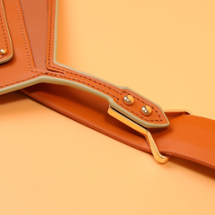 LOCKINK 真皮質感狐狸情趣眼罩（棕色）