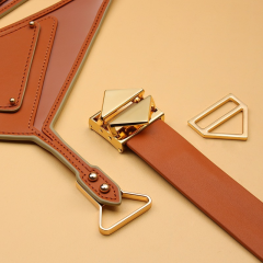 LOCKINK 真皮質感狐狸情趣眼罩（棕色）