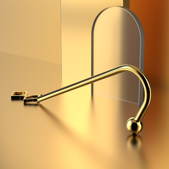 LOCKINK 金屬半月肛鉤