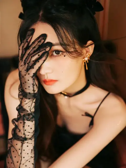 薄紗蕾絲性感長手套