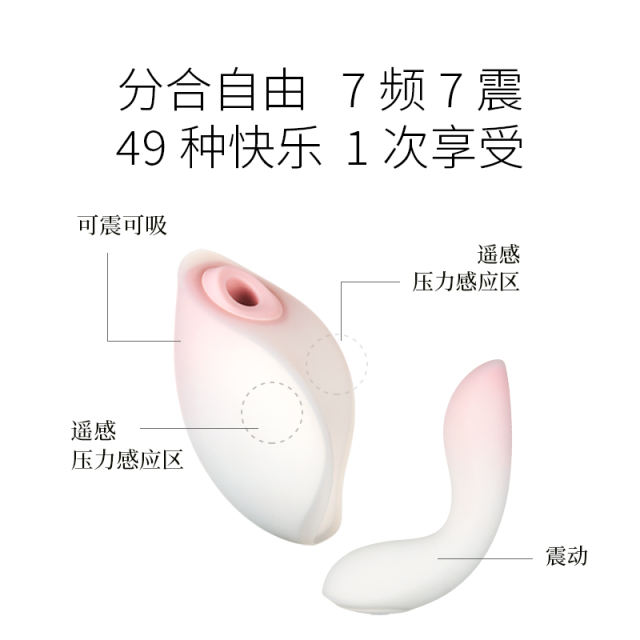 月上梢頭 花下月分體式吮吸震動棒