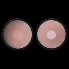 是一对软软的硅胶乳贴呀