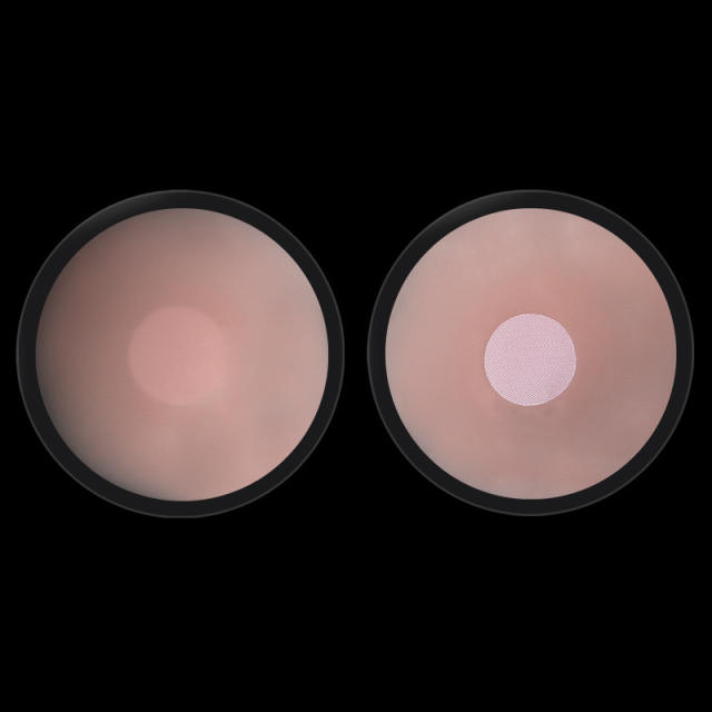 是一对软软的硅胶乳贴呀