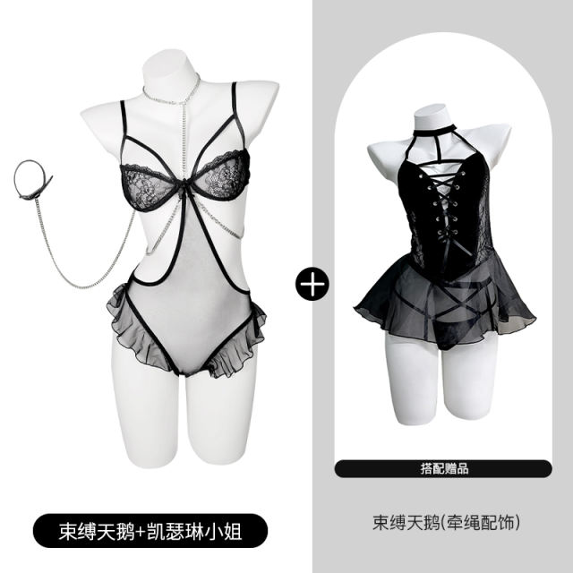 【哎一沽】束缚天鹅 性感情趣内衣