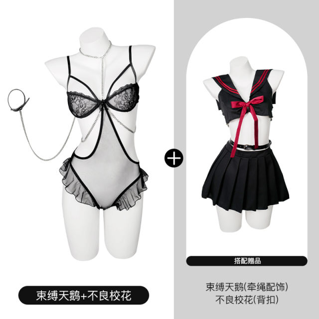 【哎一沽】束缚天鹅 性感情趣内衣