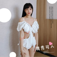 性感露背比基尼-裆部遇水透视微露