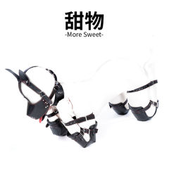 【xxoo精选】k9狗奴爬行套装#sm头套调教道具束缚惩罚另类情趣羞耻下体玩具项圈