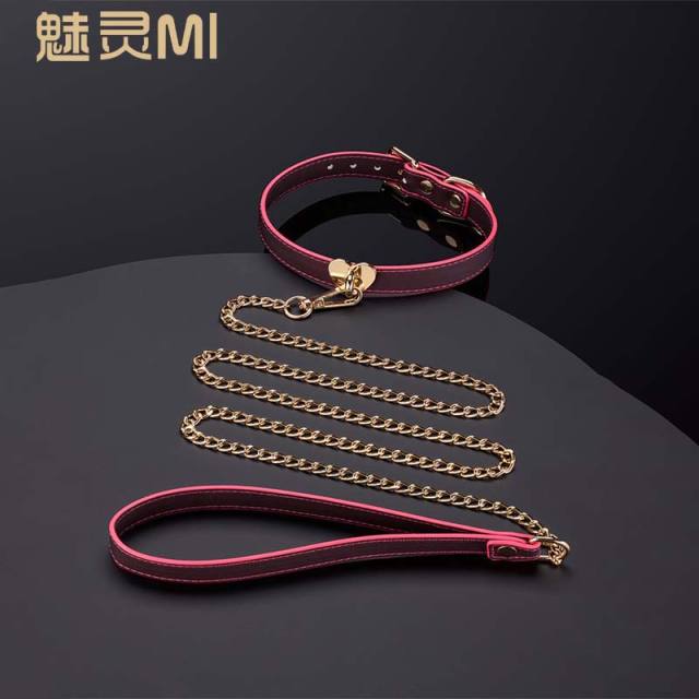 【魅灵ML】温变宠物项圈#sp外出皮项圈脖圈颈环带牵引链吊坠