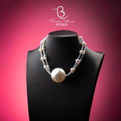 【深海遗珠】珍珠项链口球#佩戴女多层叠戴锁骨链女高级感小众饰品