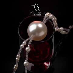 【深海遗珠】珍珠项链口球#佩戴女多层叠戴锁骨链女高级感小众饰品