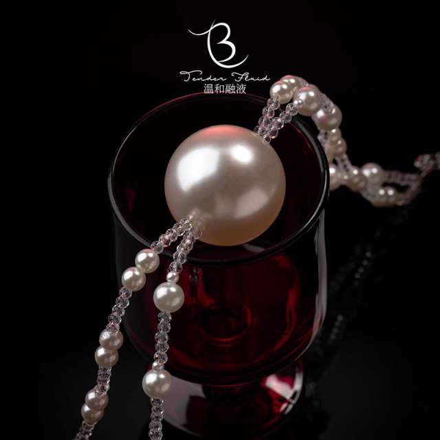 【深海遗珠】珍珠项链口球#佩戴女多层叠戴锁骨链女高级感小众饰品