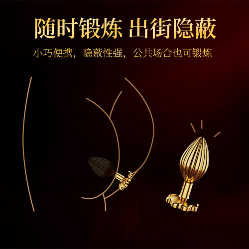 【索迹】金属肛塞（一组三个）（送：后庭润滑液）#新手sm肛门开发后庭前列腺按摩gay菊花塞G点情趣用品
