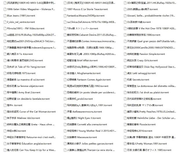 【禁片未删减伦理限制级电影】情趣电影怀旧老电影合计940部中外佳作（需要一定外语基础，因为许多没有中文字幕，仅用于学习研究使用）