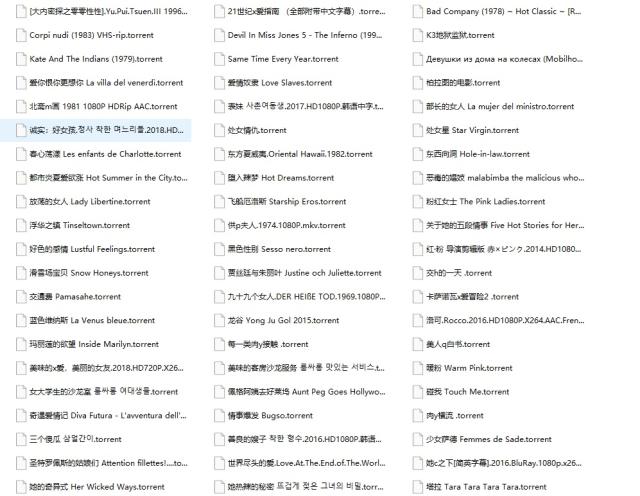 【禁片未删减伦理限制级电影】情趣电影怀旧老电影合计940部中外佳作（需要一定外语基础，因为许多没有中文字幕，仅用于学习研究使用）