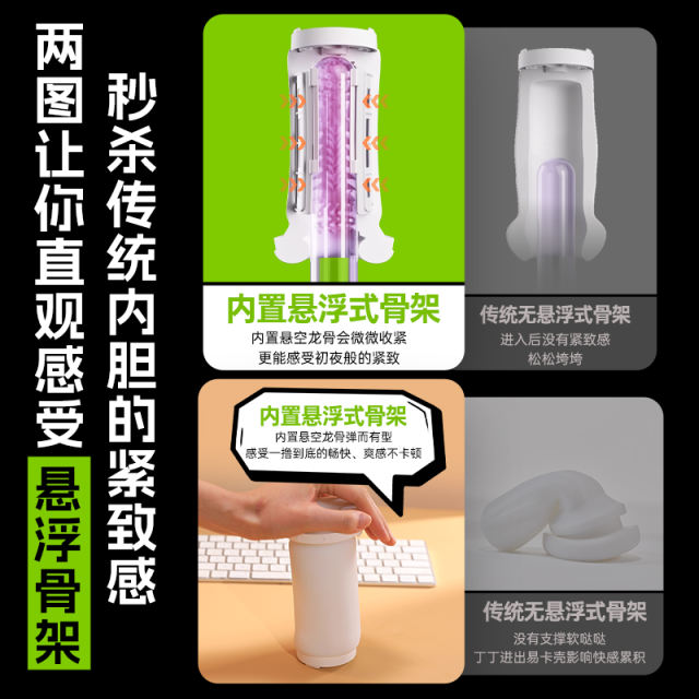 【AK】全自动伸缩飞机杯（送：精品润滑液）#男性自慰器男用品性玩具电动加热成人情趣隐形