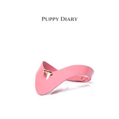 【XXOO精选】Puppy粉色皮革项圈#choker项链情侣手环链条脚环七件套礼物套装