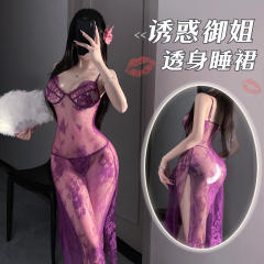 【霏慕】性感纯欲睡裙#情趣内衣2025新款大尺度透视激情风睡衣qqny7868