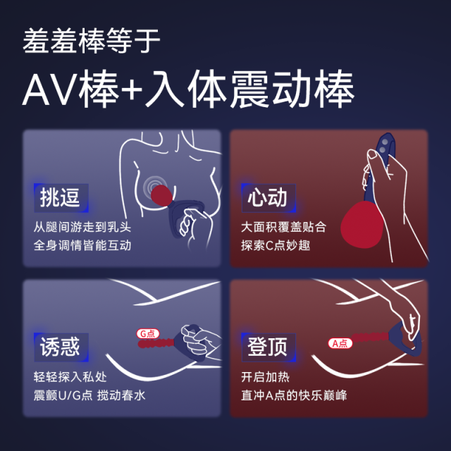 【杰士邦】羞羞拳组合震动棒（送：女神套装）#成人用品情趣玩具女性自慰棒秒潮女用高潮
