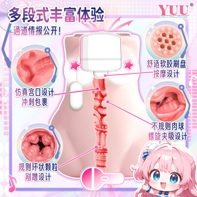 【YUU】吮吸樱乃酱飞机杯（送：名器套装）#全自动电动真人倒模男用名器男用斐济杯