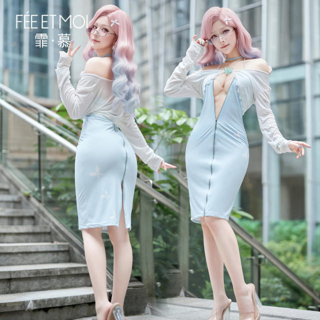 【霏慕】画师联名情趣内衣#性感制服诱惑2025新款衣服cos约会战袍qqny