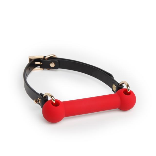 【海豚精选】软糯SM口球#高端安全食品级软硅胶口咬枷真皮牛皮堵嘴球 刻字