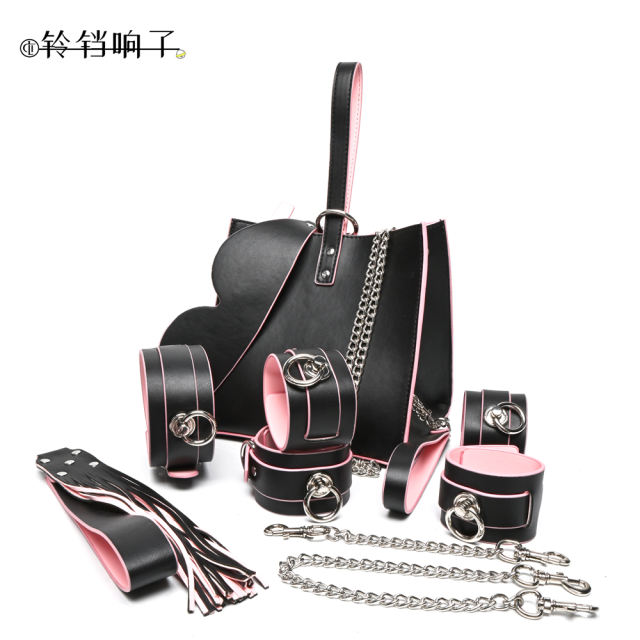 【海豚精选】k9套装#道具手铐脚铐手拍项圈puppy角色扮演k8抖M男女捆绑