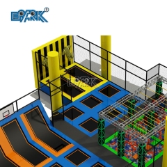 Customized Large Trampoline Park Equipment Indoor Playground Rope Climbing Net For Kids And Adults