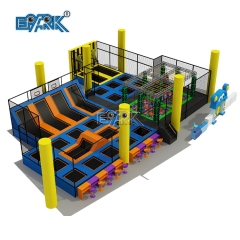 Customized Large Trampoline Park Equipment Indoor Playground Rope Climbing Net For Kids And Adults