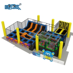 Customized Large Trampoline Park Equipment Indoor Playground Rope Climbing Net For Kids And Adults