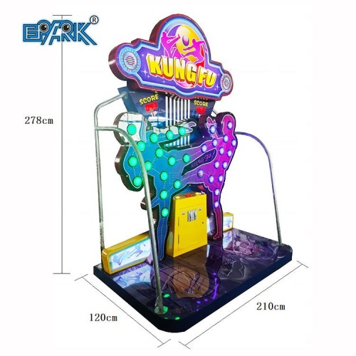 Coin Operated Kungfu Arcade Ticket Lottery Indoor Amusement Park Redemption Prize Game Machine Hit Bean Game Machines For Sale