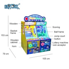 Kids Indoor Lottery Games Machine Happy Soccer 3 Amusement Arcade Game Machines Happy Athletes Token Coin Pusher Gaming Machine