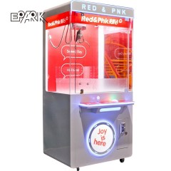 Coin Operated Japanese Pink Mini Candy Light Doll Toy Plush Vending Crazy Toys 2 Claw Machine With Bill Acceptor