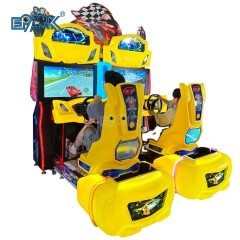 Coin Operated Coin Pusher Amusement Car Racing Arcade Rides On Car Game Machine Driving Simulator Gaming Machine