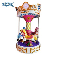 Fiberglass Material Amusement Park Mini Merry Go Round Carousel Horse Carousel Kids Carousel Ride For Sale