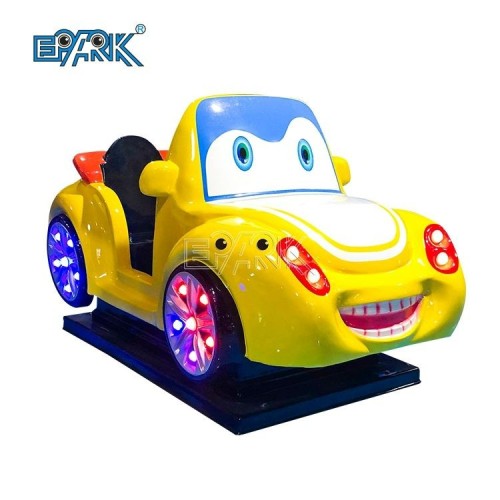 Indoor Amusement Park Swing Car Coin Operated Electric Kiddie Fiberglass Ride On Car Game Machine