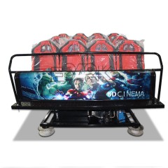 5D Cinema Electric Platform 3D Glasses Virtual Reality Amusement Roller Coaster Simulator