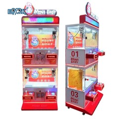 Four Players Mini Claw Machine 4 Gift Toys Plush Grabber Claw Crane Vending Game Machine For Kids