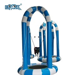 Kids Inflatable Bouncer Jump Bungee Jumping Inflatable Trampoline Pvc Salto De Bungee Inflable Indoor Inflatable Bungee Jump