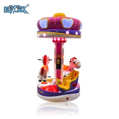 Design Lovely Rotation Swing Machine Apple Carousel For 3 Players