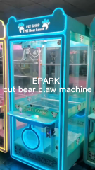 Amusement Park Coin Operated Crane Claw Machine Plush Toys Prize Vending Machine Indoor Game